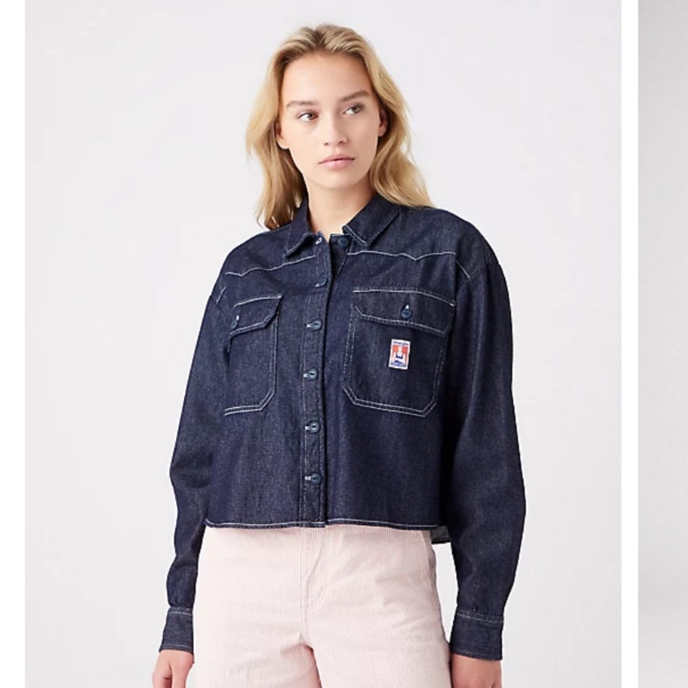 NWT Wrangler Boxy Work Shirt
